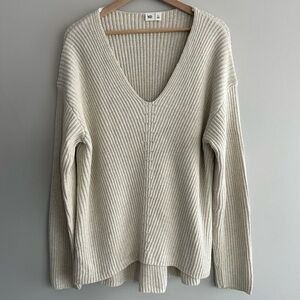 Tentree 100% Organic Cotton Highline V-Neck Sweater Womens Size XL